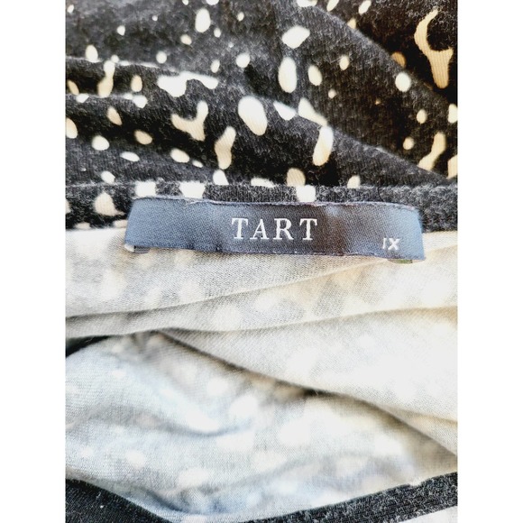 Tart Long Sleeve Tie V-Neck Printed Dress Abstract size 1x - Picture 6 of 7